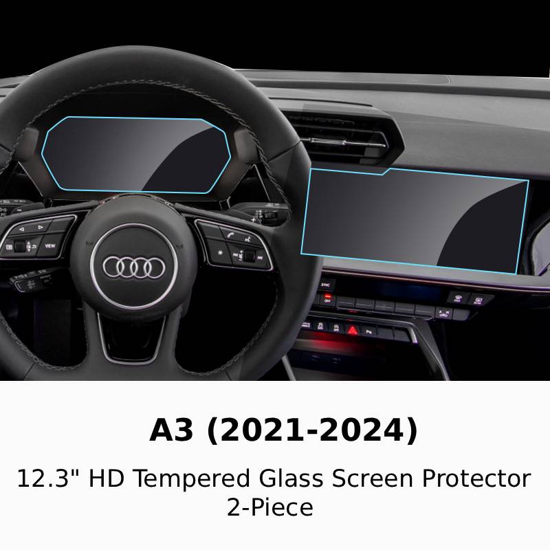 A3 2021-2024 HD Tempered Glass Screen Protector