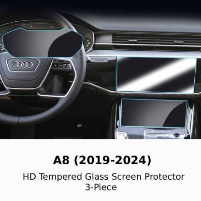A8 2019-2024 HD Tempered Glass Screen Protector