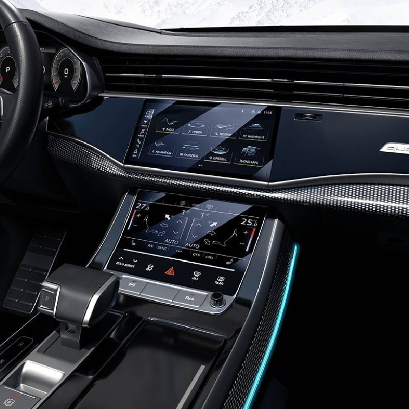 Asign Tempered Glass Screen Protector For Audi A Series Navigation and Instrument Panel