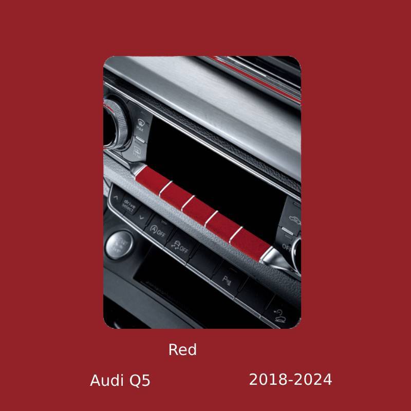 ASIGN Dashboard Button Trim, Fit for Audi Q5 (2018 - 2024), Interior Decoration Accessory