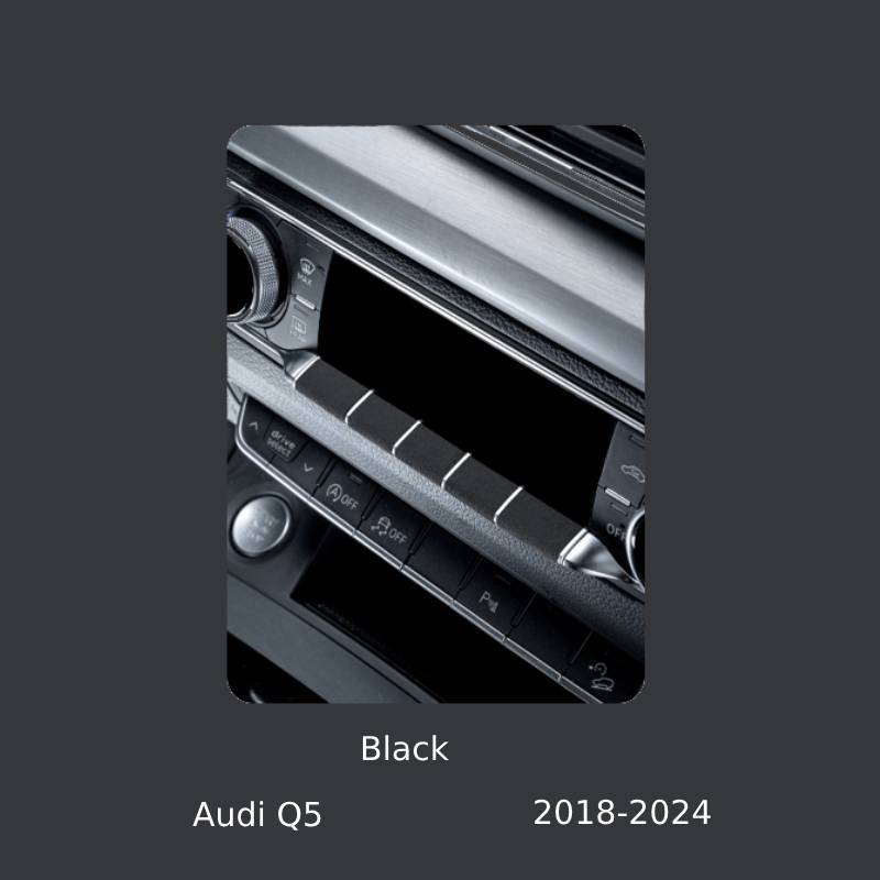 ASIGN Dashboard Button Trim, Fit for Audi Q5 (2018 - 2024), Interior Decoration Accessory