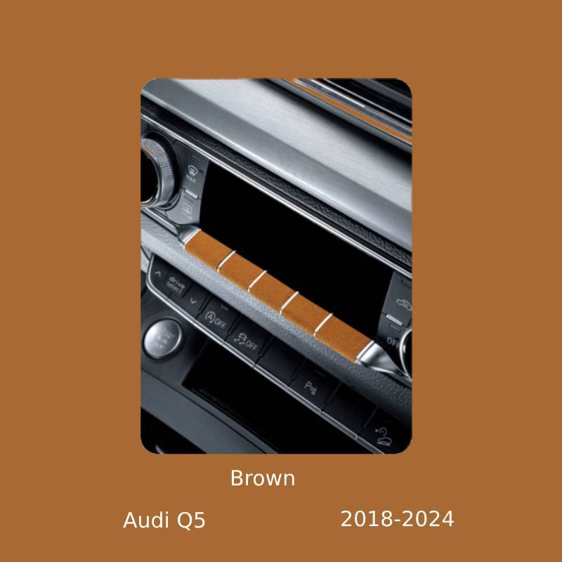 ASIGN Dashboard Button Trim, Fit for Audi Q5 (2018 - 2024), Interior Decoration Accessory