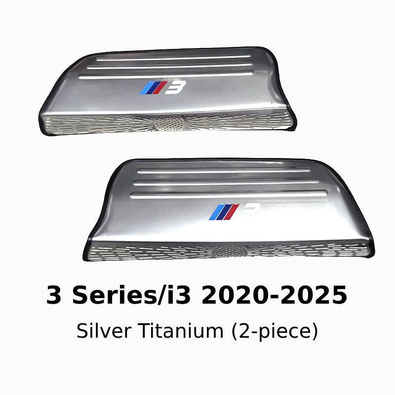 Asign Stainless Steel Under-Seat AC Vent Covers – Fits BMW 3/4/5 Series, X1–X7, i3, i5, i7, iX3