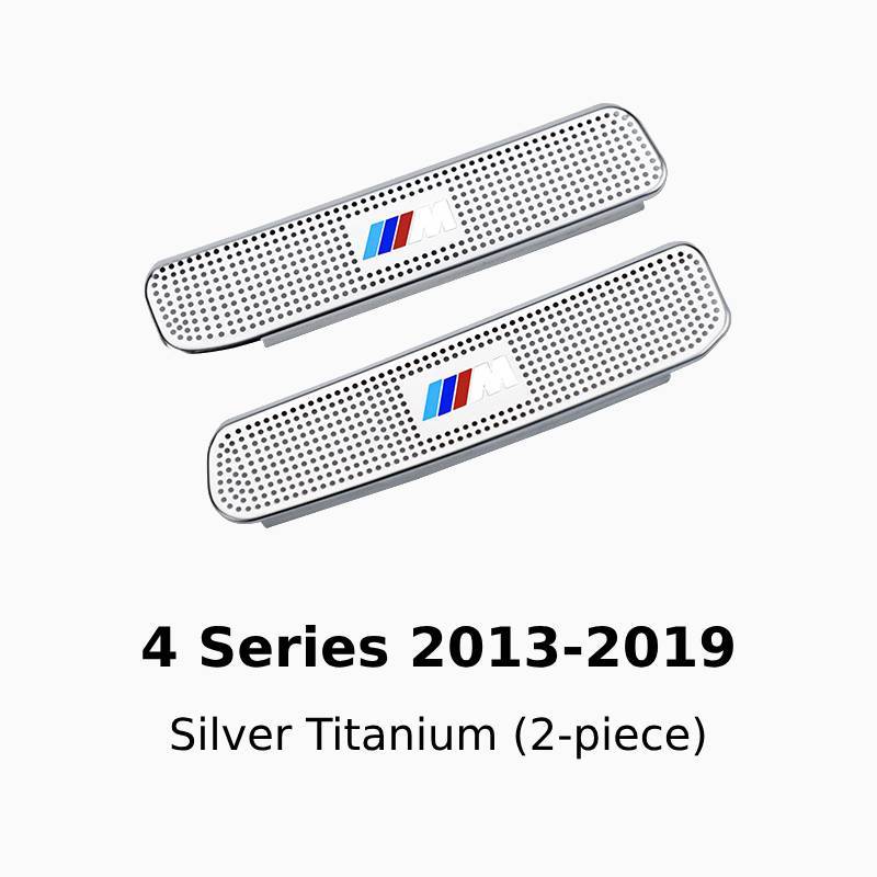 Asign Stainless Steel Under-Seat AC Vent Covers – Fits BMW 3/4/5 Series, X1–X7, i3, i5, i7, iX3, iX5