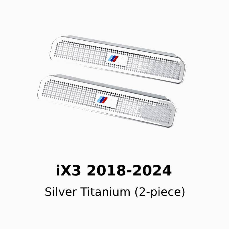 Asign Stainless Steel Under-Seat AC Vent Covers – Fits BMW 3/4/5 Series, X1–X7, i3, i5, i7, iX3