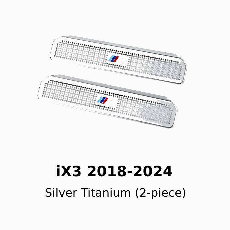 Asign Stainless Steel Under-Seat AC Vent Covers – Fits BMW 3/4/5 Series, X1–X7, i3, i5, i7, iX3