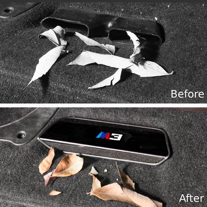 Asign Stainless Steel Under-Seat AC Vent Covers – Fits BMW 3/4/5 Series, X1–X7, i3, i5, i7, iX3