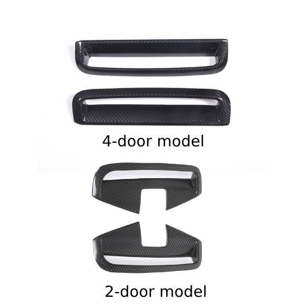 ASIGN Real Carbon Fiber Front Bumper Side Intake Grille Trim for 2022 - 2024 BMW 4 Series /i4