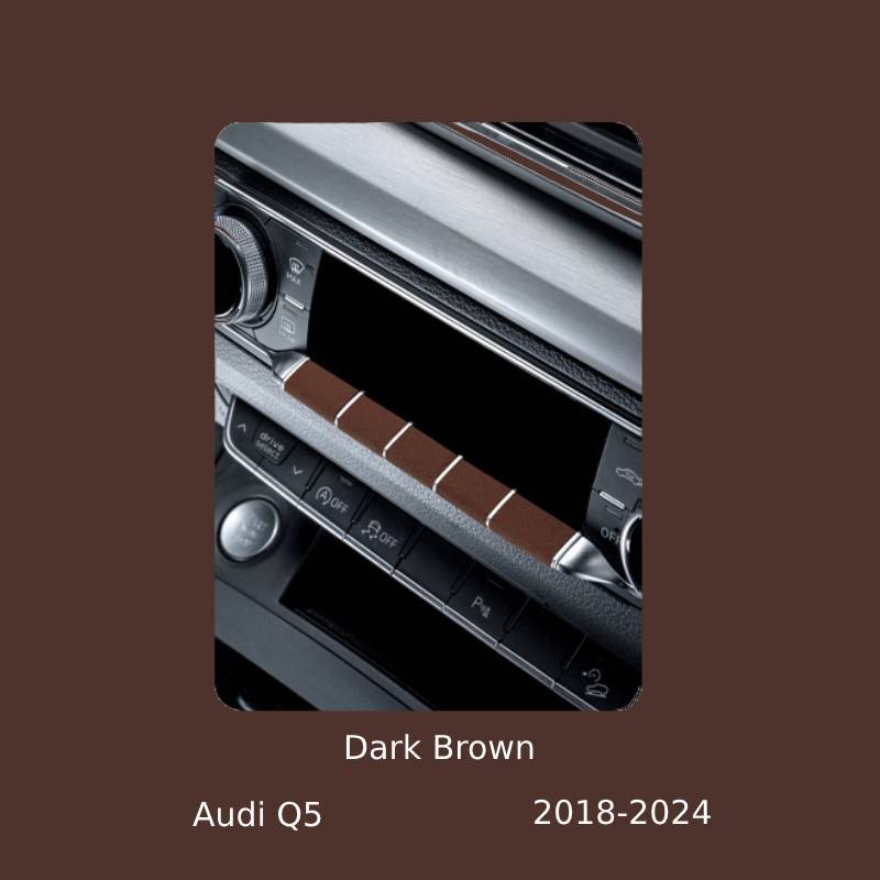 ASIGN Dashboard Button Trim, Fit for Audi Q5 (2018 - 2024), Interior Decoration Accessory