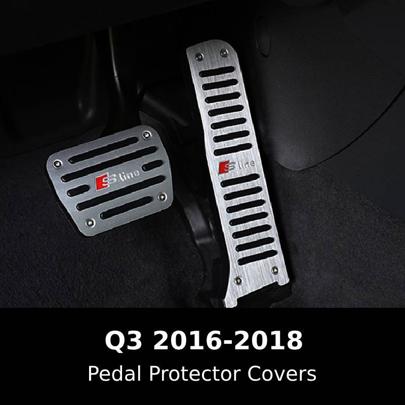 Asign Non-Slip Pedal Cover Set for Q3 2016-2018 Pedal Protector Covers