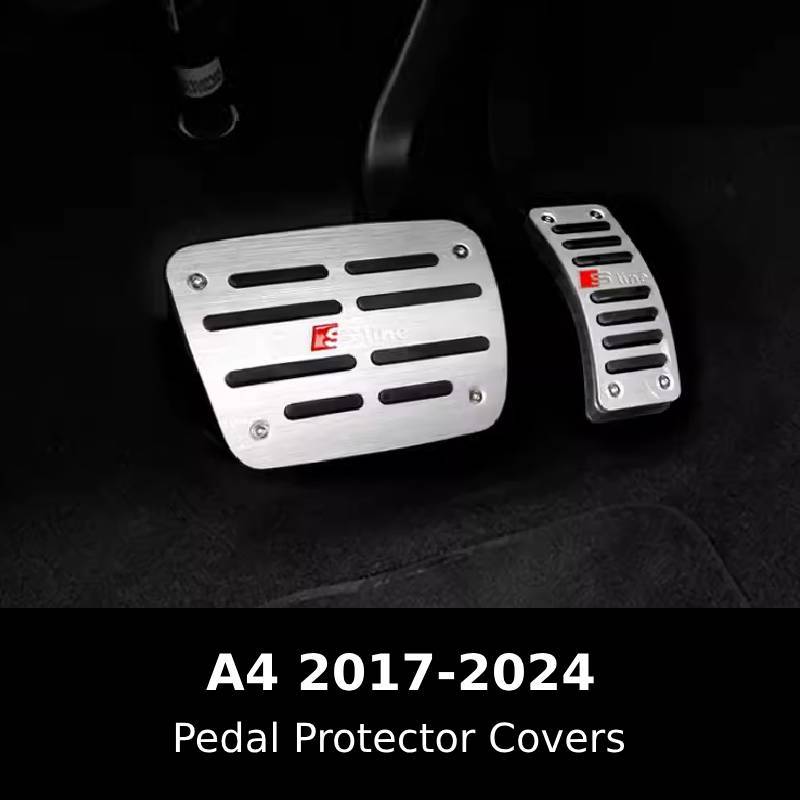 Asign Non-Slip Pedal Cover Set for A4 2017-2024 Pedal Protector Covers