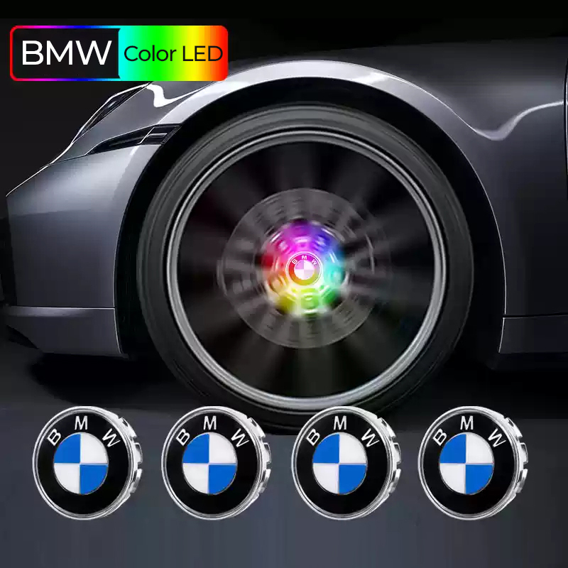 Asign Floating Auto Light Wheel Caps Compatible with BMW Vehicles