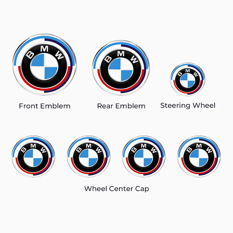Asign BMW Wear-resistant No fading 50th Anniversary Emblem For BMW X Series