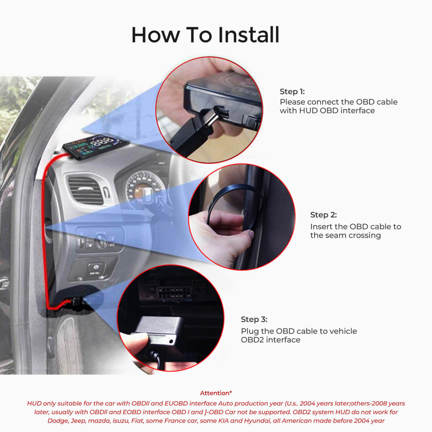 Asign A8 Heads-Up Display (HUD) OBD2 for Audi Car