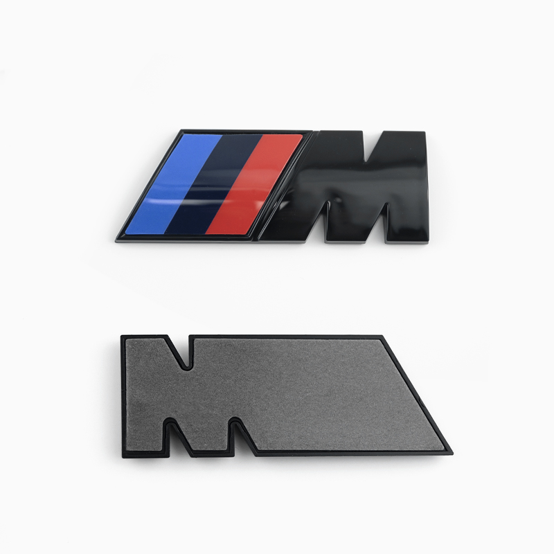 Asign 3D Sport Badge Kit for BMW - ABS Black Chrome/Carbon Fiber