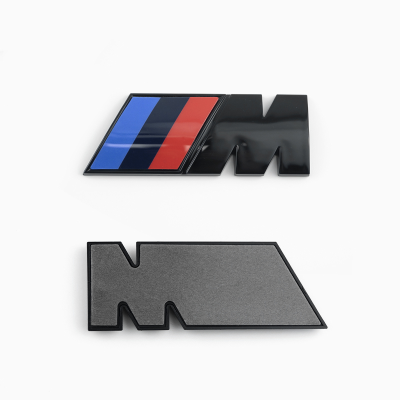 Asign 3D Sport Badge Kit for BMW - ABS Black Chrome/Carbon Fiber