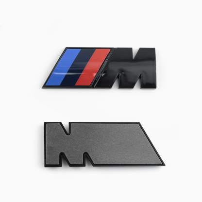 Asign 3D Sport Badge Kit for BMW - ABS Black Chrome/Carbon Fiber
