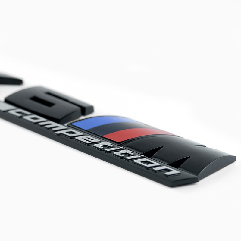 Asign 3D Sport Badge Kit for BMW - ABS Black Chrome/Carbon Fiber