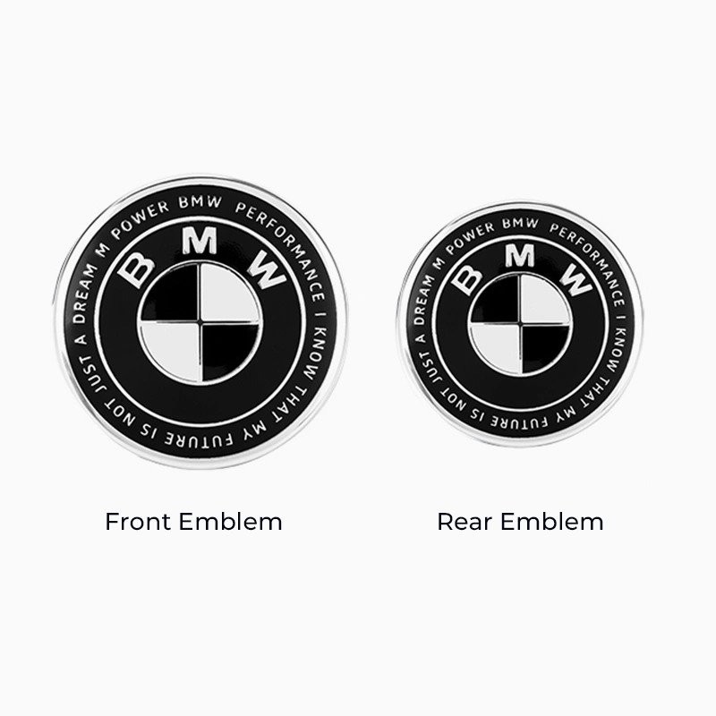 Asign Black & White 50th Anniversary Emblem Set For BMW X Series