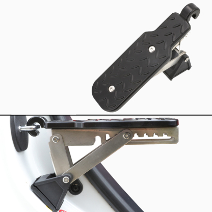 Asign Universal Car Door Latch Folding Pedal – Roof Access Step with Multi-Functional Hook