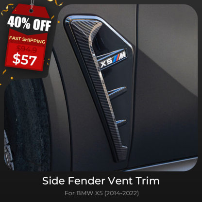 Asign Side Fender Vent Trim – For BMW X5 2014–2022
