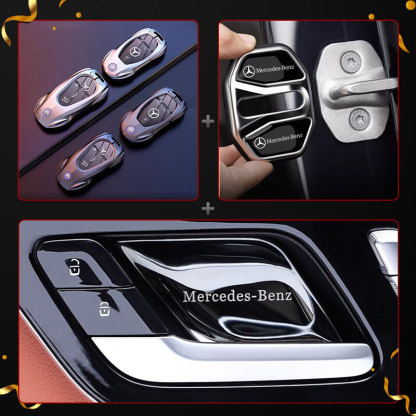 Mercedes-Benz Premium Detail Kit: Metal Key Cover, Interior Door Bowl & Door Lock Protection