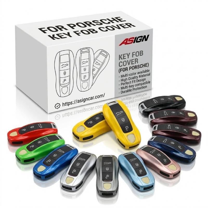Asign ABS Key Fob Cover for Porsche – OEM-Style Painted Replacement
