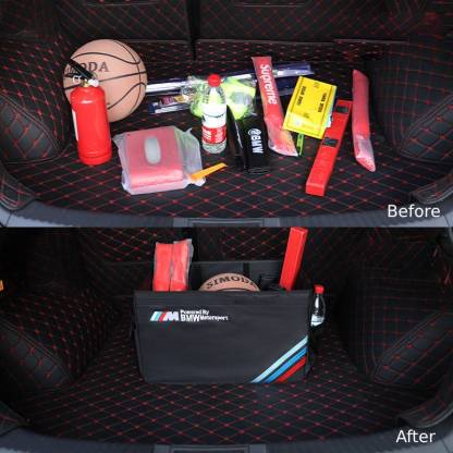 ASIGN Foldable Car Trunk Organizer for BMW, Auto Interior Storage Box, Space - Saving Cargo Organizer