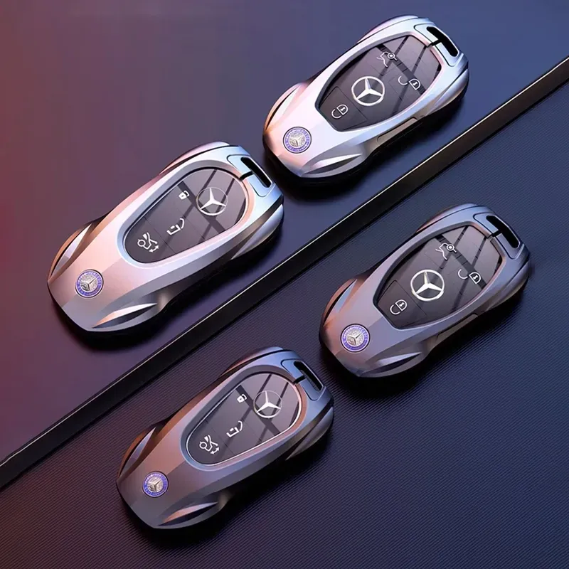 Mercedes-Benz Premium Detail Kit: Metal Key Cover, Interior Door Bowl & Door Lock Protection