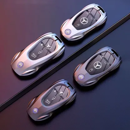 Mercedes-Benz Premium Detail Kit: Metal Key Cover, Interior Door Bowl & Door Lock Protection