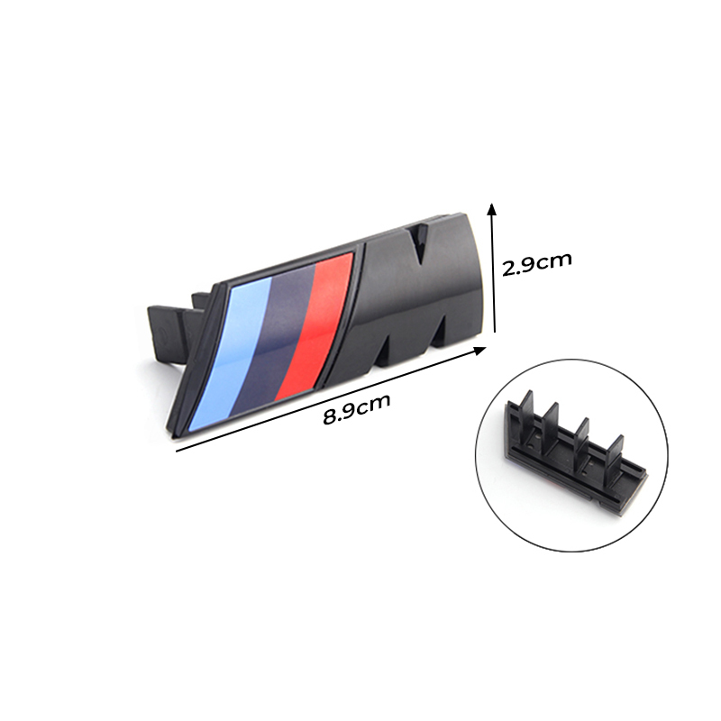 Asign Universal M Performance Front Grille Emblem Badge for BMW  – Compatible with All Vertical-Style Grilles