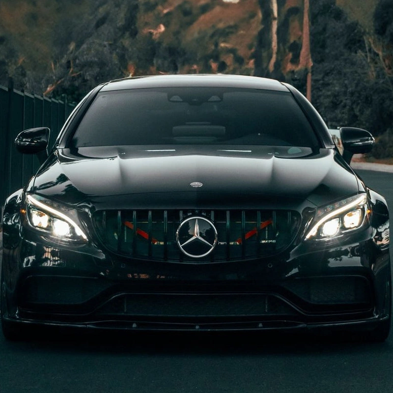 Asign Mirror Finish Front Grille Star Emblem for Mercedes-Benz – Flat / 3D Style