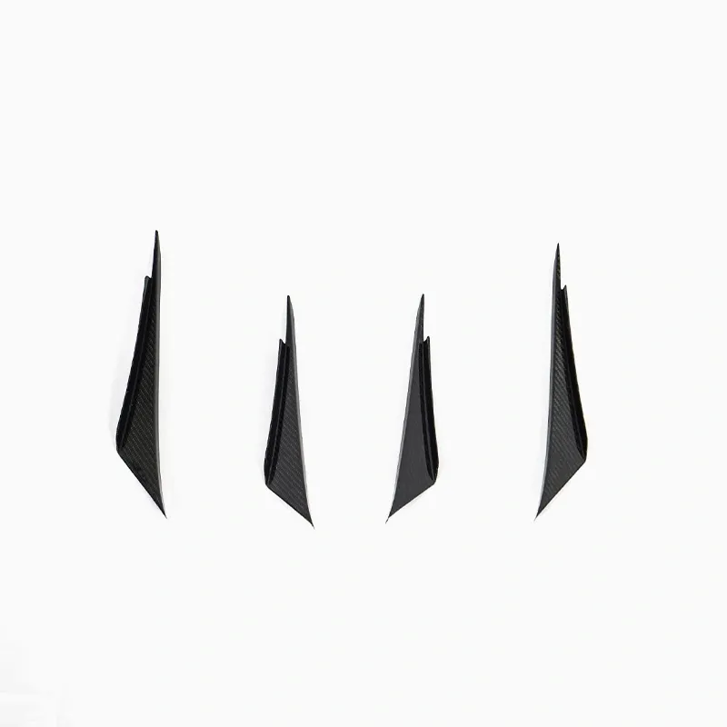 Asign Dry Carbon Fiber Front Bumper Canards for Porsche 911/991.2 GT3