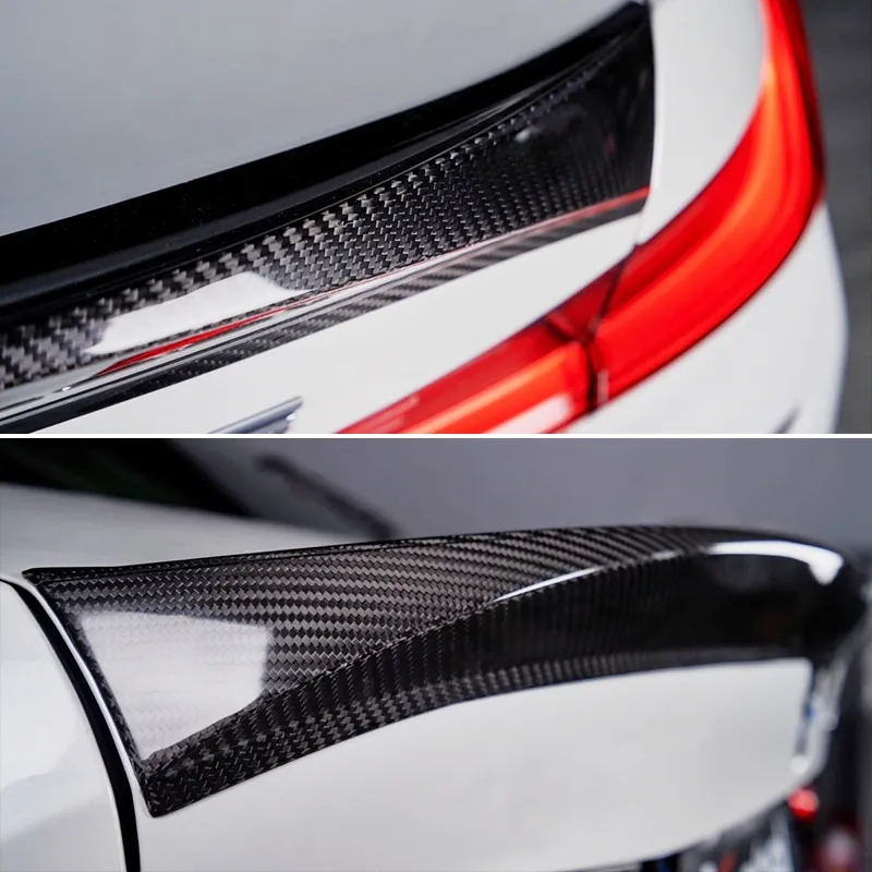 Asign Pre-preg Carbon Fiber Round-Edge Rear Spoiler for BMW M3 G80 / 3 Series 330i M340i G20