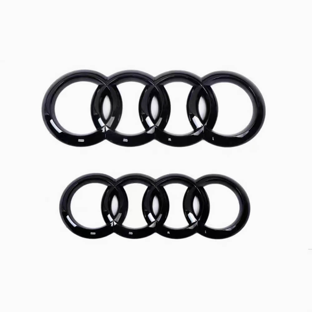 Asign Audi Blackout Emblem – Lightweight, Durable, Easy Installation