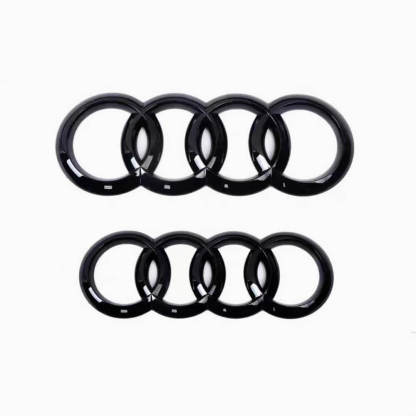 Asign Audi Blackout Emblem – Lightweight, Durable, Easy Installation