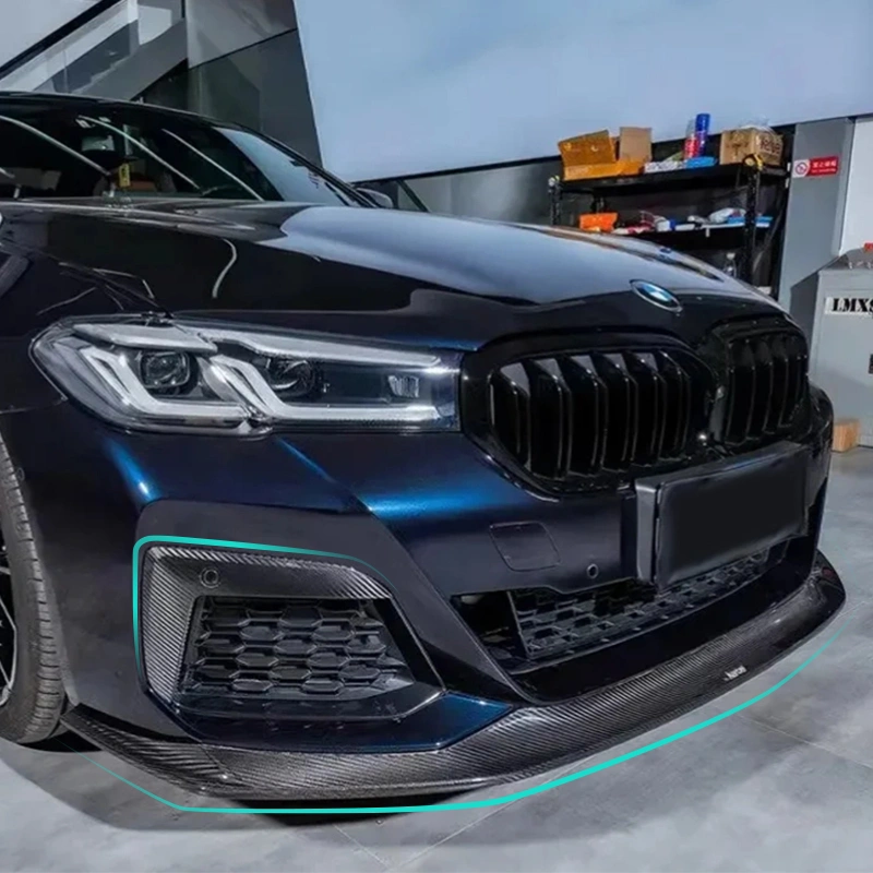 Asign Dry Carbon Fiber Front Lip & Fog Overlays for BMW 5 Series G30 G31 LCI (M-Sport) 2020-ON