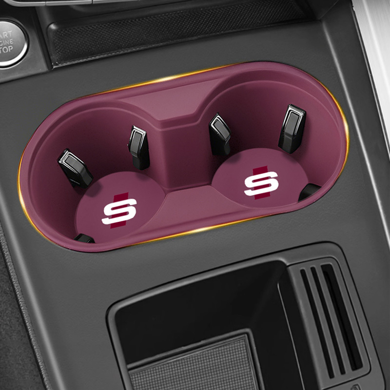 Asign Center Console Cup Holder Mat – For Audi A3/A4/A5/A6/A7/Q3/Q5