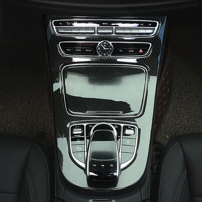 Asign 3K Dry Carbon Fiber Dashboard Console Trim Cover for Mercedes E-Class W213 / C238 / AMG E63 (2016-2018)