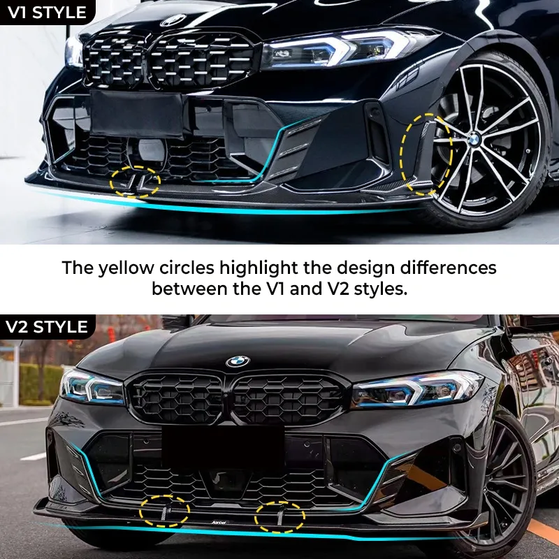 Asign Carbon Fiber Front Lip for BMW 3 Series G20 330i/M340i LCI 2023-ON