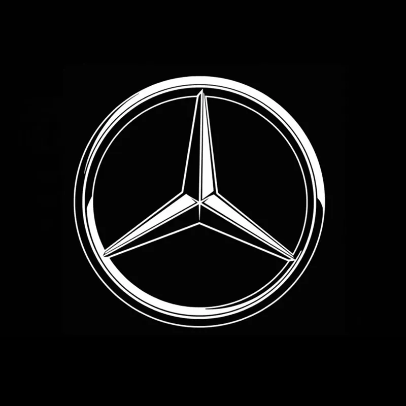 Asign Door Logo Puddle Lights for Mercedes-Benz