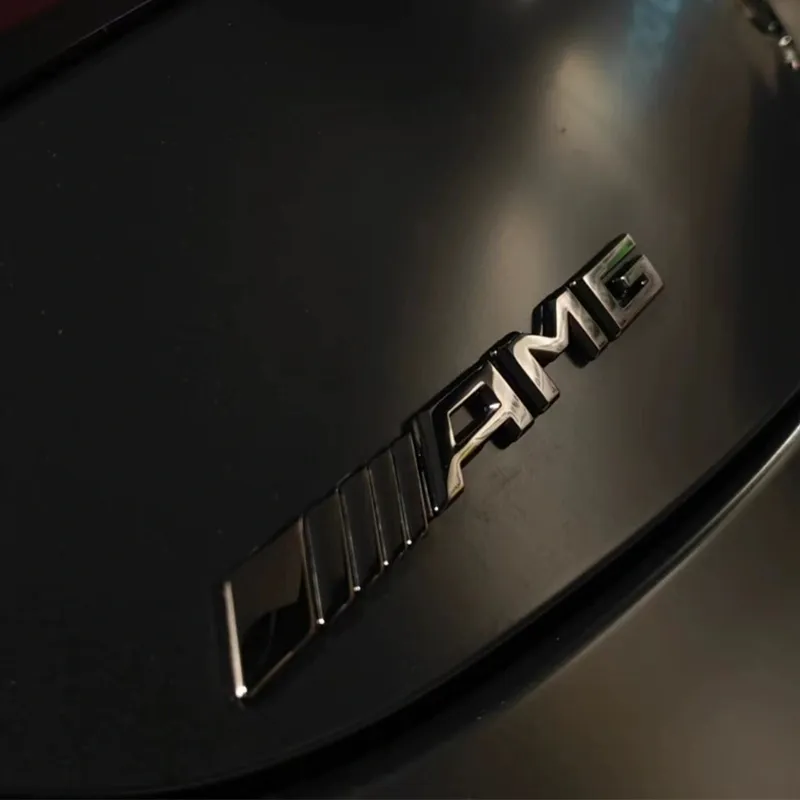 Asign Gloss Black Rear Trunk Emblem For Mercedes GLE/GLC/C-Class/CLE/GLB/CLA/E-Class/SLK