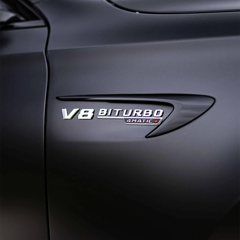 Asign Gloss Fender Side Badge Trim For Mercedes A/B/C/E Class