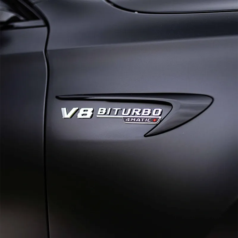 Asign Gloss Fender Side Badge Trim For Mercedes A/B/C/E Class