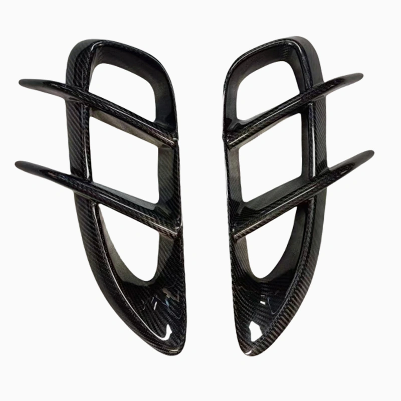 Asign Carbon Fiber GT4 Style Side Intake Scoops for Porsche 981/718 Cayman/Boxster