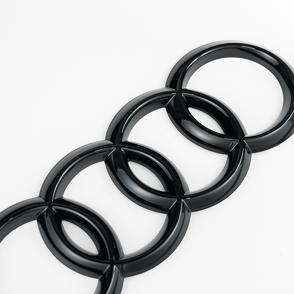 Asign Black Audi Emblem Overlay (2012-2025 All Models)