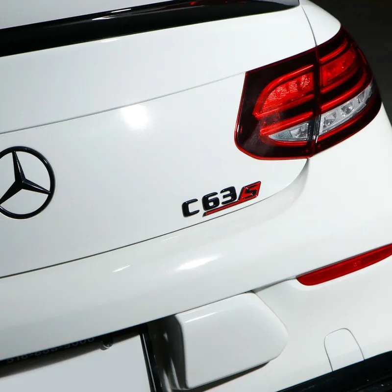 Asign Gloss Black Rear Trunk Emblem For Mercedes GLE/GLC/C-Class/CLE/GLB/CLA/E-Class/SLK