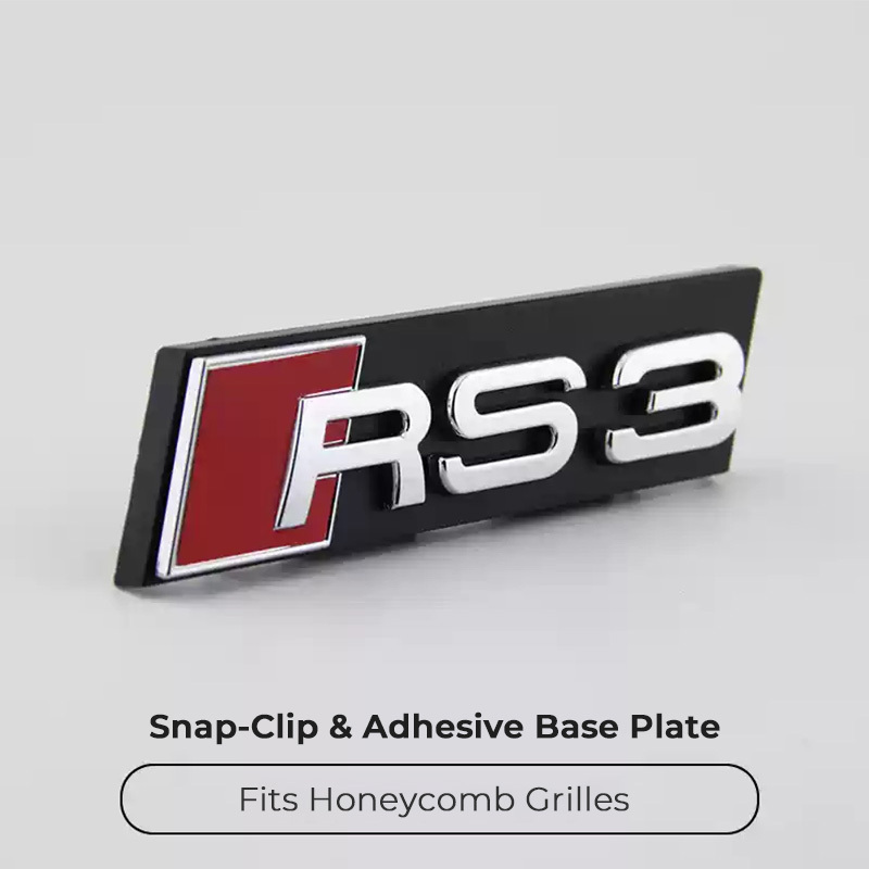 Asign Audi Grille Emblem - Fits Both Honeycomb & OEM Grilles