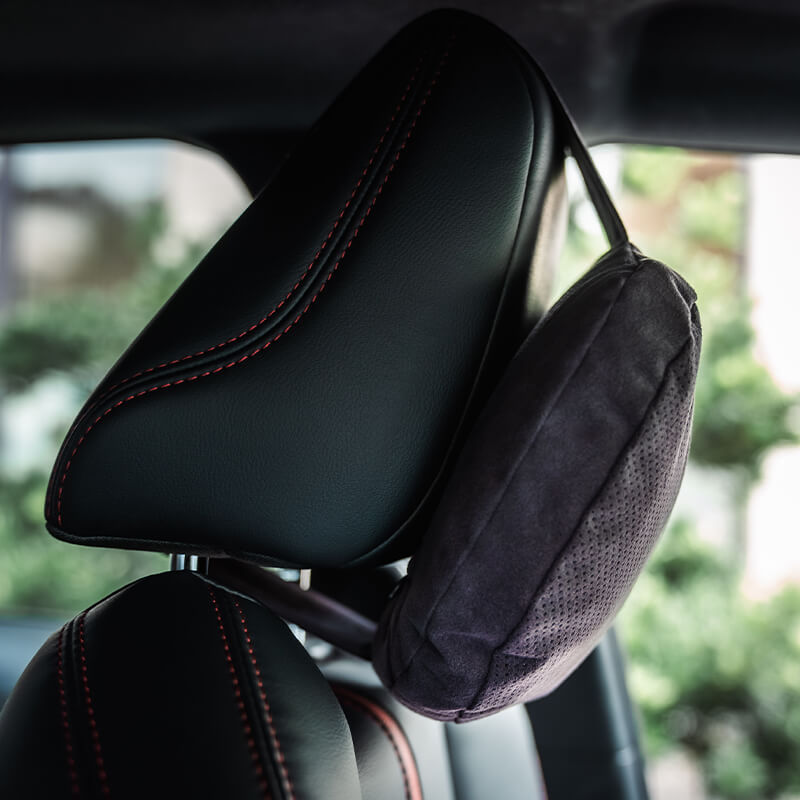 Asign Zero-Pressure Plus Lumbar & Headrest – Ergonomic Memory Foam Support for Car