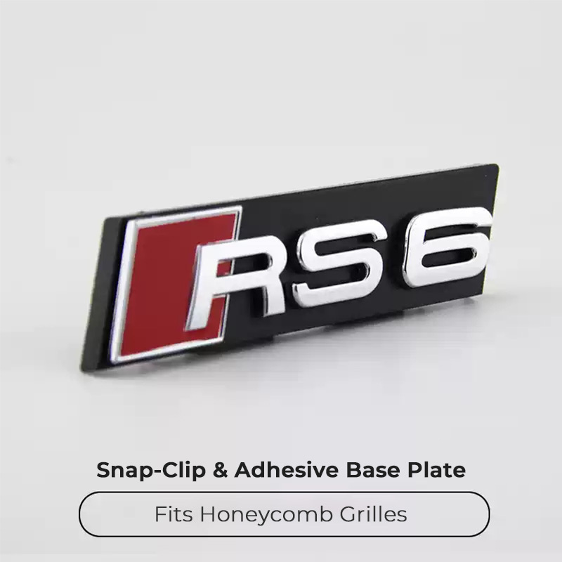 Asign Audi Grille Emblem - Fits Both Honeycomb & OEM Grilles